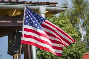 Is It Tacky To Hang The US Flag Outside Your House Year Round?