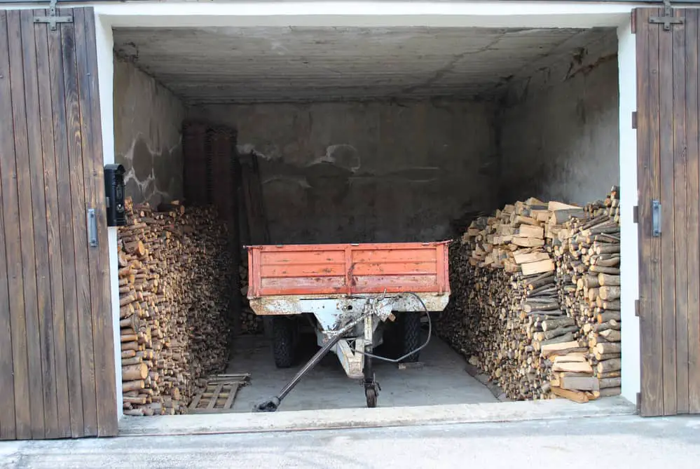 Should You Store Firewood In A Detached Garage?